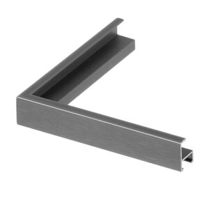 tumehall metallik alumiinium raam