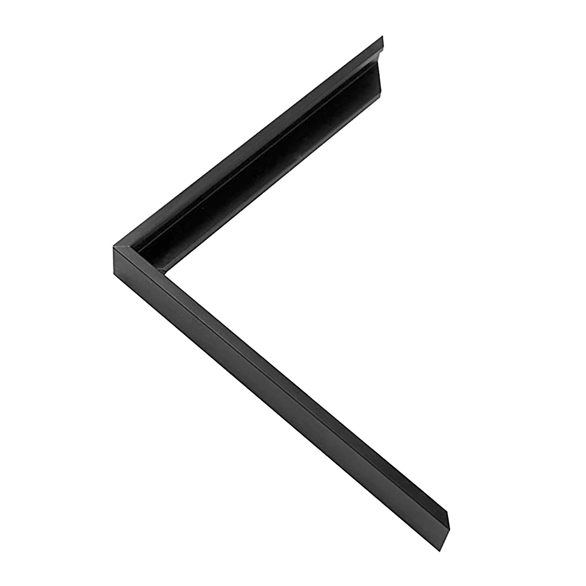 Kitsas must matt alumiinium raam. Musta raamiga raamimine. Must raam. Nielsen frame 273-027