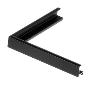 Klassikaline must matt. Musta mati raamiga raamimine. Nielsen black frame. must liist