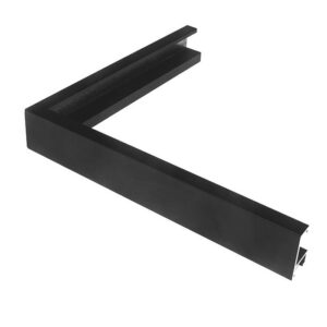 must alumiinium black frame raamimine