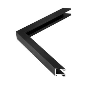 must alumiinium black frame raamimine