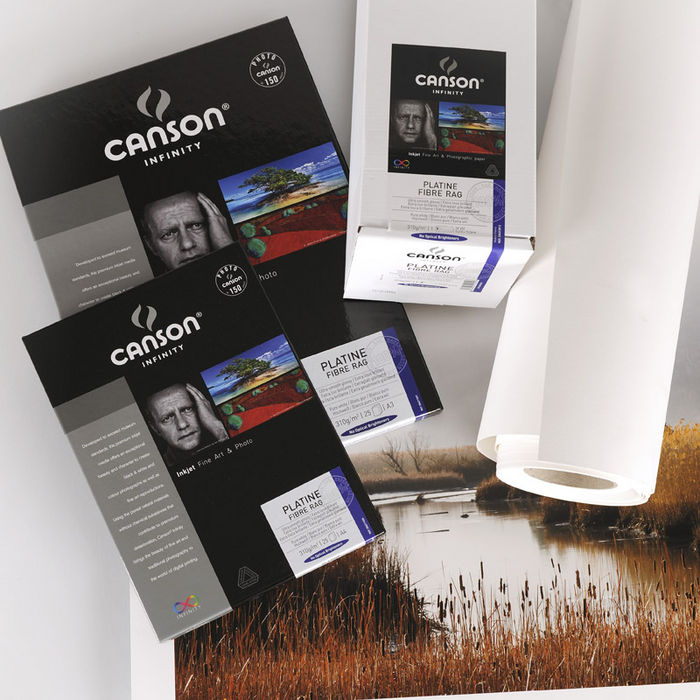 Canson Platin Fibre Rag 310g kunstipaberi näidis